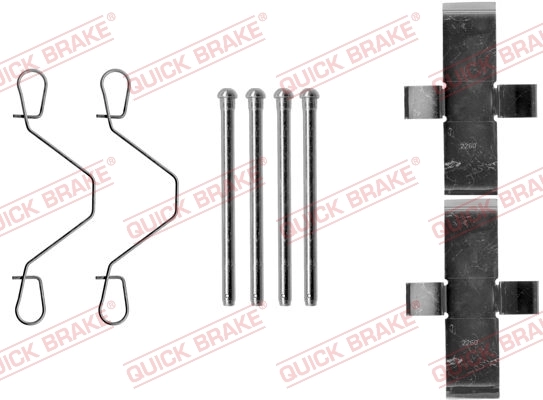 Accessory Kit, disc brake pad